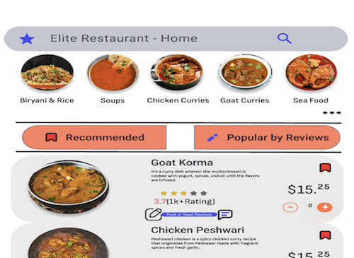 List of UX projects and thumbnails